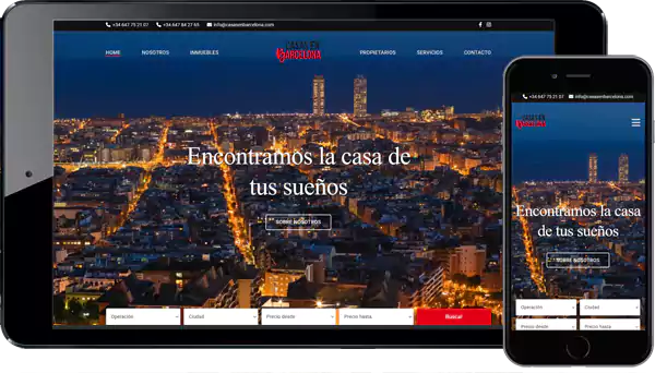 Inmobiliaria Casas en Barcelona